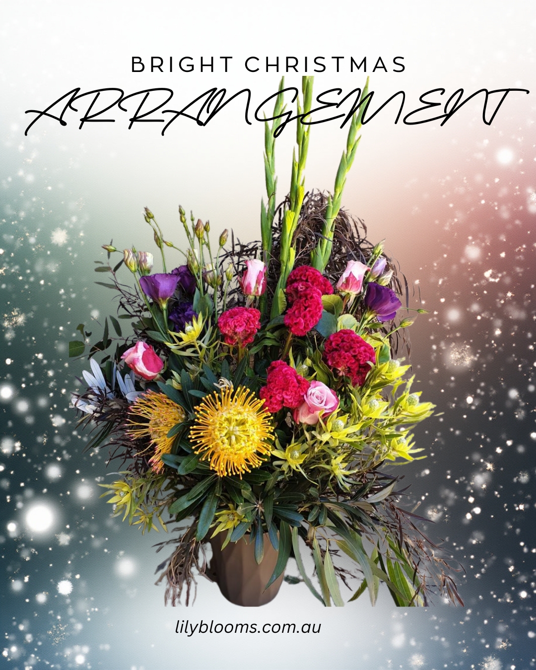 floral christmas tree decorations