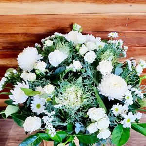 white flowers