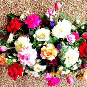 Celebration Garden Table Arrangement