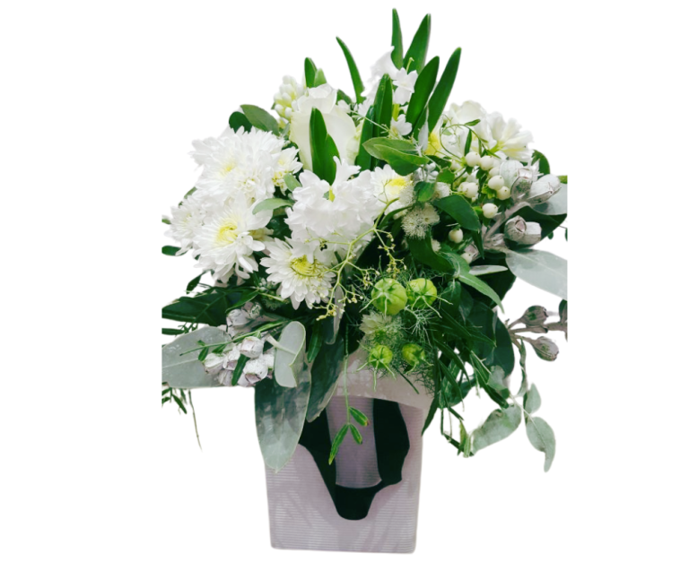 Discover Our Best-Selling Bouquets That Customers Can’t Get Enough Of 6 Classic White Box Arrangement with White Lily