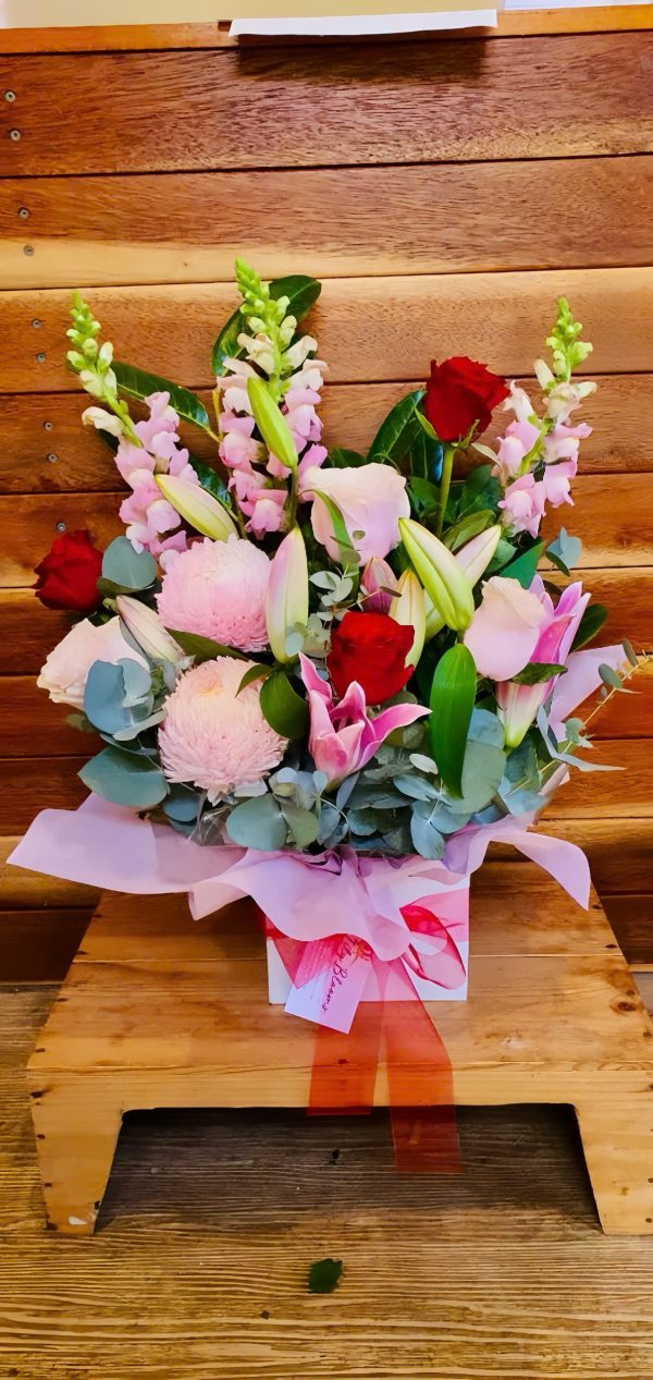 romantic flower arrangement